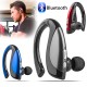 Wireless Business Bluetooth Noise Cancelling Headset Earpiece for Driving blue