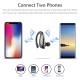 Wireless Business Bluetooth Noise Cancelling Headset Earpiece for Driving blue