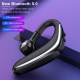 Wireless Earphone Bluetooth 5.0 Headset Long Standby Business Driving Hanging Ear Headset IPX4 Waterproof Sports Headphone Gun-color