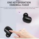 Wireless Earphone for IOS Android Cellphones Bluetooth V5.0 LED Display With Charging Bin Power Bank  black