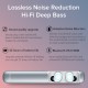 Wireless Headphones Mini Bluetooth 5.0 Stereo Headsets TWS Noise Cancelling Music Headphones Silver