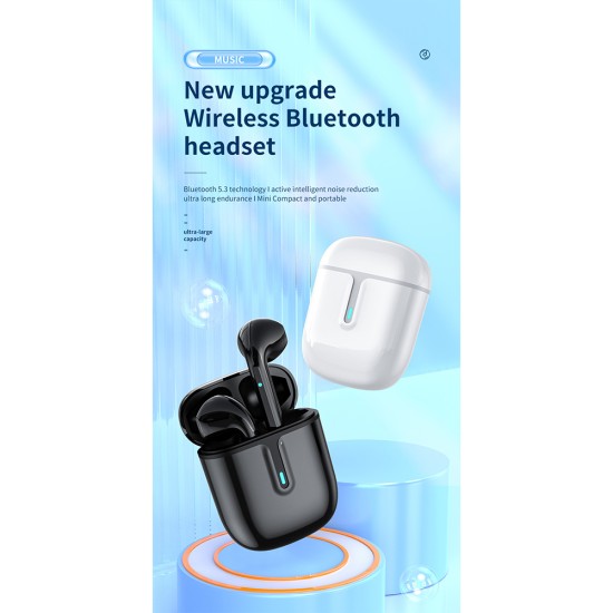 Wireless Headset Bluetooth-compatible Multicolor In-Ear TWS Gaming Headset Compatible For Huaiwei black