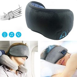 Wireless Stereo Speaker Microphone Headphone Sleep Eyewear Wireless Music Headset Bluetooth Music Glasses brown