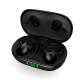 X10pro Bluetooth 5.1 Headset Digital Display Hanging Ear Earbuds Stereo In-ear Earphones Black