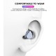 X26 Wireless Binaural 5.0 Bluetooth Headset In-Ear Noise Reduction Touch Control Earbuds Smart Waterproof HiFi Earphone silver