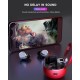 X26 Wireless Binaural 5.0 Bluetooth Headset In-Ear Noise Reduction Touch Control Earbuds Smart Waterproof HiFi Earphone red