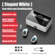 X3 5.1 Bluetooth-compatible Headset Ergonomically Designed Tws Fingerprint-touch In-ear Wireless Binaural Sports Headphones X3 elegant white