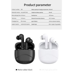 X50 Bluetooth In-ear Headset True Wireless Subwoofer Sports Music Mini Headphones Earplugs Black