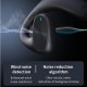 X6 Bluetooth Headset Binaural with Charging Bin Air Conduction Business Stereo Wireless Earbuds Black