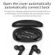 XY-7 TWS Earphones Wireless Ergonomic Bluetooth 5.0 Sport Earbuds Stereo Headset With Charging Box Built-in Microphone black