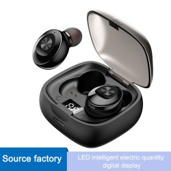 Xg8 Tws Wireless In-ear Headset Stereo Digital Display Bluetooth 5.0 Noise Reduction Sports Headphone Black