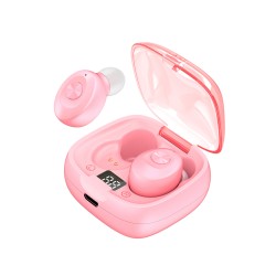 Xg8 Tws Wireless In-ear Headset Stereo Digital Display Bluetooth 5.0 Noise Reduction Sports Headphone Pink