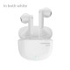 Y18 Retro Bluetooth Headset Digital Display In-ear Stereo Earphones Tws Wireless Noise Reduction Earplugs White