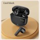 Y18 Retro Bluetooth Headset Digital Display In-ear Stereo Earphones Tws Wireless Noise Reduction Earplugs Black