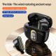 Y18 Retro Bluetooth Headset Digital Display In-ear Stereo Earphones Tws Wireless Noise Reduction Earplugs Black