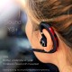 Y3+ Bluetooth Earphone Handsfree Ear Hook Wireless Headsets V4.1 Noise Cancelling HD Mic Music For Android/IOS Cellphone black