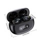 YK-590 Tws Wireless Bluetooth 5.2 Headset Semi-in-ear Binaural Call Noise Reduction Earphones Black