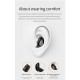 Yx01 Bluetooth Headset Wireless In-ear Mini Sports Earbuds Invisible Stereo Music Earphone Black