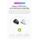 Yx01 Bluetooth Headset Wireless In-ear Mini Sports Earbuds Invisible Stereo Music Earphone Black