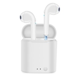 i7 Tws Wireless  Headphones Bluetooth-compatible 5.0 Headset Sports Earbud With Microphone Charging Box Suitable For All Smartphones Black dual earphone