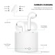 i7 Tws Wireless  Headphones Bluetooth-compatible 5.0 Headset Sports Earbud With Microphone Charging Box Suitable For All Smartphones White dual earphone