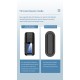 2 IN1 Audio Receiver USB Dongle Bluetooth 5.0 Transmitter With LCD Display Mini Jack 3.5mm AUX USB black