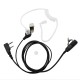 2-Pin Covert Acoustic Tube Earpiece Headset for Kenwood Puxing Wouxun Baofeng Two Way Radio 2pin