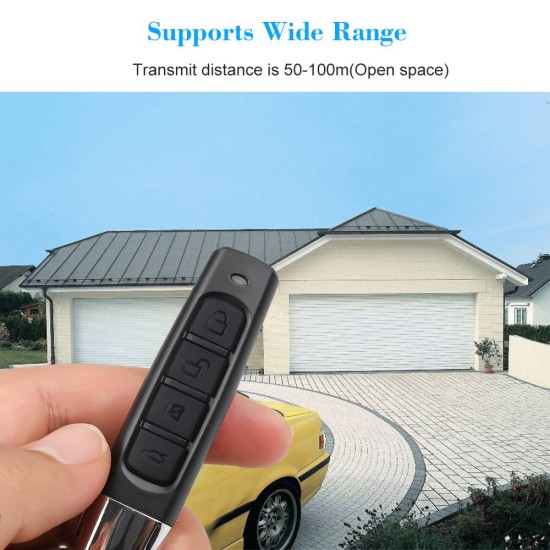 433MHZ Remote Control Garage Gate Door Opener Remote Control Duplicator Clone Cloning Code Car Key