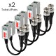 6 Pairs CCTV BNC Video Balun Transceiver Cable  6 pairs