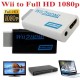 720P 1080P Full HD HDTV Wii to HDMI Video Converter Adaptor  black