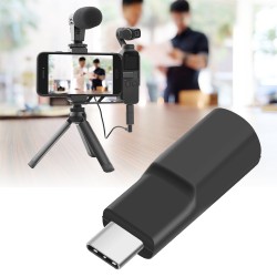 Audio Adapter Connector for DJI OSMO Pocket Handheld Gimbal Accessiories black