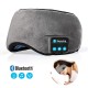 Bluetooth Travel Sleeping Headphone Eye Mask Built-In Speakers Microphone