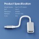 Dj1005 Usb C To Mini Dp Display Port Adapter 4k60hz Transfer  Cable, Compatible For Macbook Pro 2016-2020/air Chromebook Pixel Ipad Pro2018-2020 silver