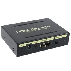 HDMI to HDMI & Optical SPDIF RCA Analog Audio Extractor Converter Splitter 1080P As shown