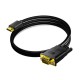 Hdmi to VGA Conversion Cable with Chip Video Hdmi to VGA HD Cable Cord for PC Monitor Hdtv Projector