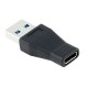 Laptop Desktop Adapter USB 3.0 Male To USB 3.1 Type C Female Data OTG Converter  black