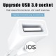 Otg Adapter To Usb 3.0 Camera  Reader, Compatible For Iphone 11 Pro Max Xs Xr X 6 7 8 Compatible For Ipad Connector Data Cable White