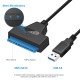 USB 3.0 to 2.5" SATA III Hard Drive Adapter Cable/UASP -SATA to USB3.0 Converter As shown