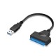 USB 3.0 to 2.5" SATA III Hard Drive Adapter Cable/UASP -SATA to USB3.0 Converter As shown