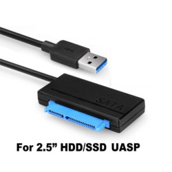 USB 3.0 to SATA 2.5" Hard Drive HDD SSD Adapter Converter Cable 22Pin