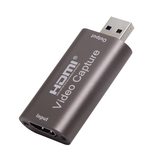 Video Converter Metal USB3.0 Video 1080P 60HZ HDMI Capture Card Brown