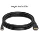 for Micro HDMI To HDMI Adaptor Cable 1080P TV AV Adapter Audio Video Converter Compatible for Mobile Phones Tablets HDTV 5m