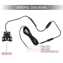 Car Parking Camera Vehicle-mounted Camera Intelligent Wireless Hd Reversing Camera black