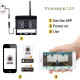 Car Parking camera Wireless Hd night vision wireless camera Phone Backup Camera Reversing Wifi Camera PZ437-wifi black