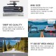 Dash Cam 170 Degrees Wifi Car Recorders 1080P HD Night Vision Car Video Recorder Black