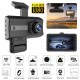 Dual Lens Car Dvr Dash Cam Video Recorder 3-inch HD Display Driving Recorder Camcorder