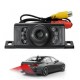 Universal Car Camera Waterproof External Parking Reversing Rear View Backup Camera black