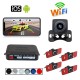 Wireless WIFI Car Rear View Reverse Parking Cam Radar Night Vision PZ600wifi-16.5 Parking camera set black