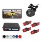 Wireless WIFI Car Rear View Reverse Parking Cam Radar Night Vision PZ600wifi-16.5 Parking camera set black