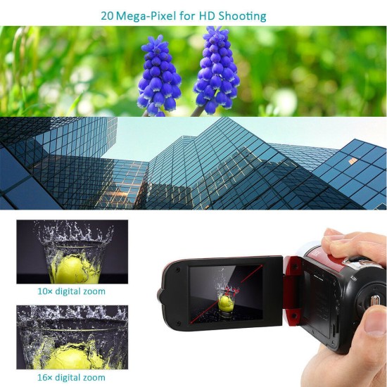 1080P HD Night Vision Anti-shake Wifi DVR Professional Video Record Digital Camera Camcorder  black_US plug